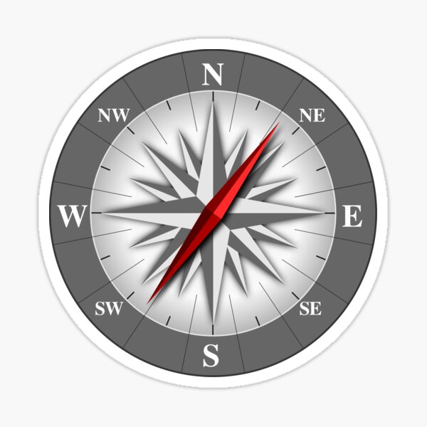 Item preview, Compass designed and sold by BlackWhiteTs.