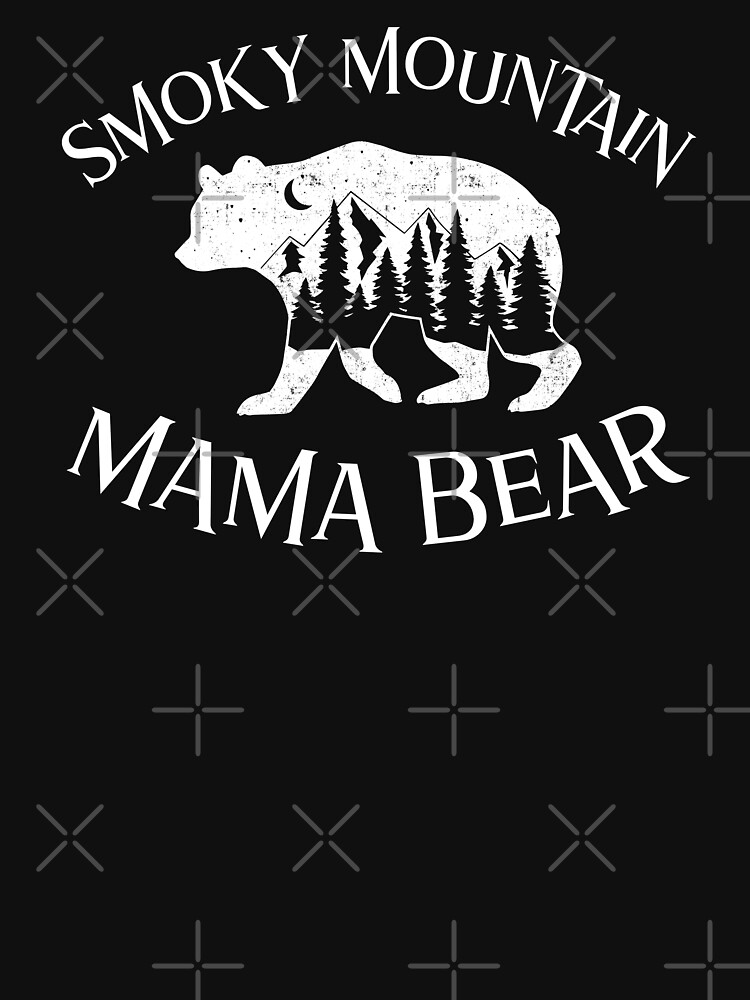 Women's Purple Medium New T-Shirt Smoky Mountains Mama Bear 100