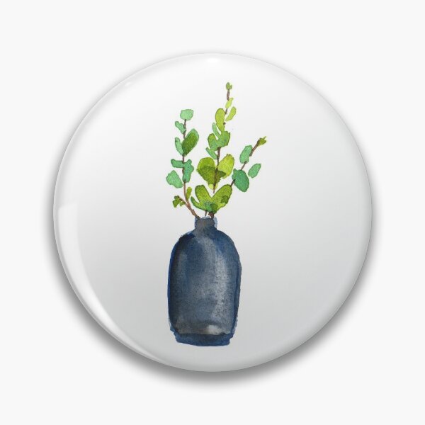 Artikelvorschau, Mini Blue Vase mit viel Grün entworfen und verkauft von Elyse970.