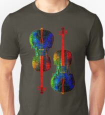 Camiseta ajustada Colores de violonchelo