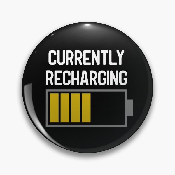 Item preview, Currently Recharging, sleepy time, naptime, chilling, relaxing, battery charging designed and sold by Midnight Sky Sundry.