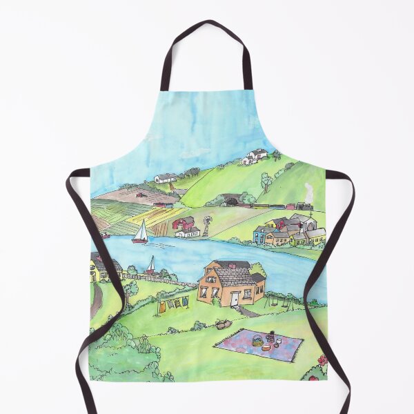 Item preview, Scenic Route - Ink & Watercolor designed and sold by Hollis Shaner.