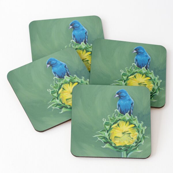 Item preview, Indigo Bunting designed and sold by LauraWolfArtist.