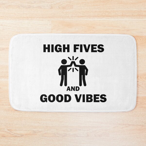 Item preview, High Fives Good Vibes and Positive Thinking Shirt  designed and sold by Essetino.
