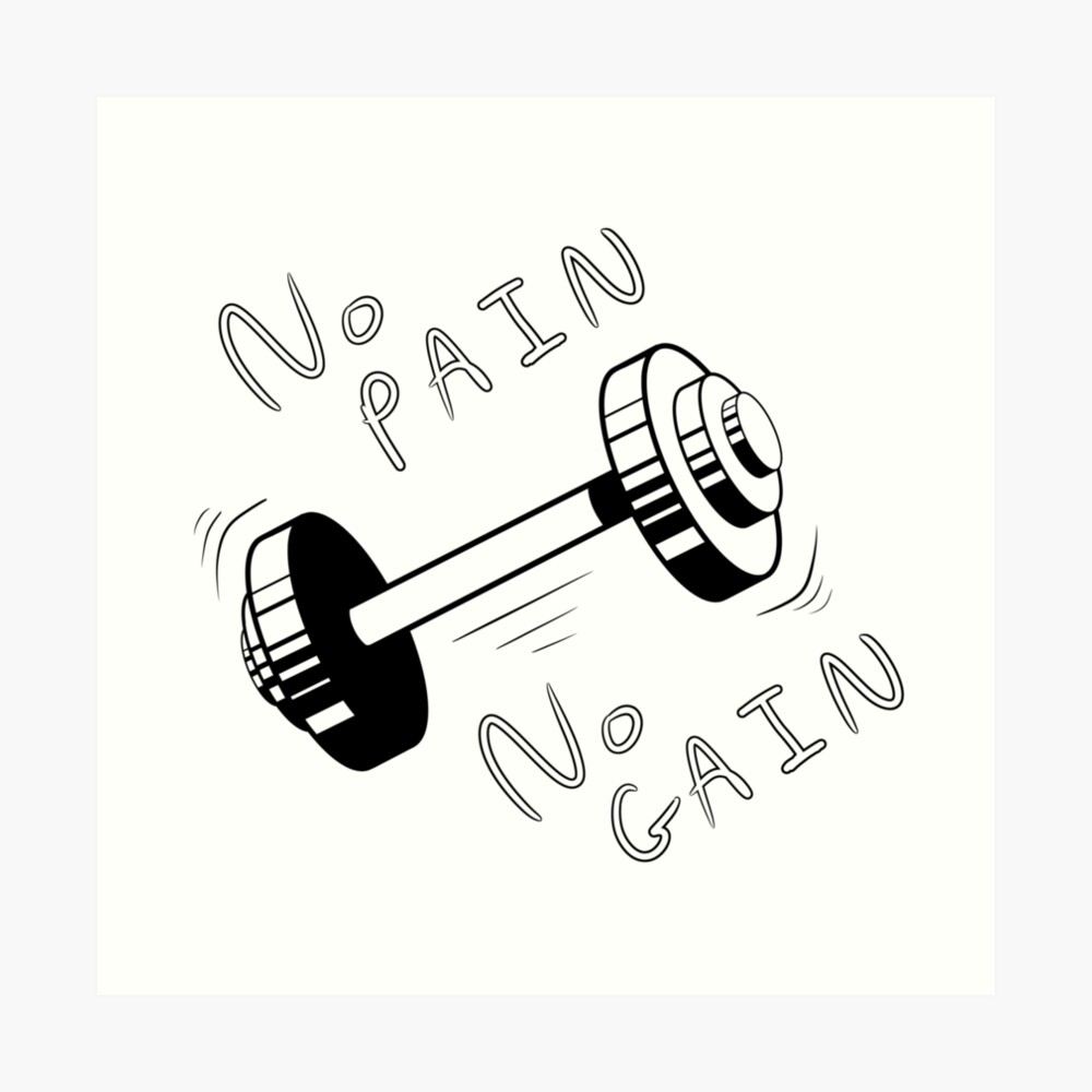 Gym Lover Gift Your Gym No Pain No Gain Workout Canvas Print