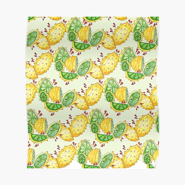 Kiwano Stripes Poster