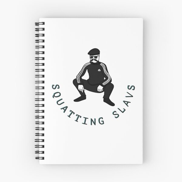 Item preview, squatting slavs designed and sold by Kat-Mir.