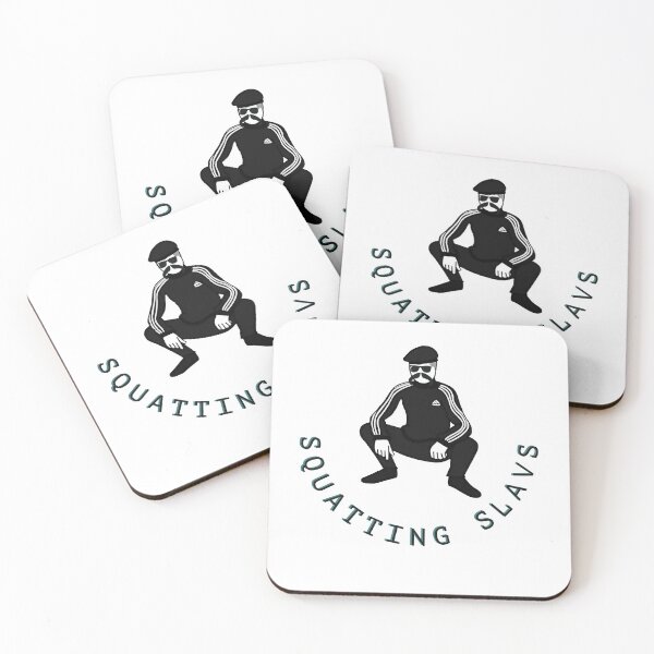Item preview, squatting slavs designed and sold by Kat-Mir.