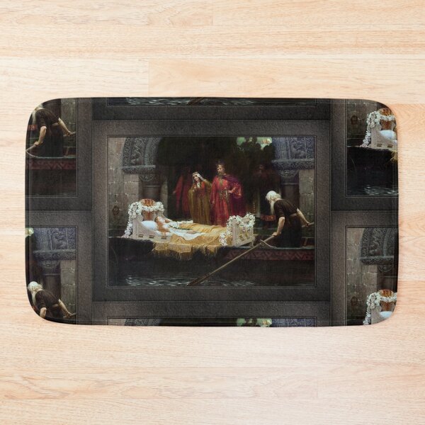 Item preview, Elaine by Edmund Leighton Fine Art Old Masters Reproduction designed and sold by Xzendor7 Digital Art Creations.