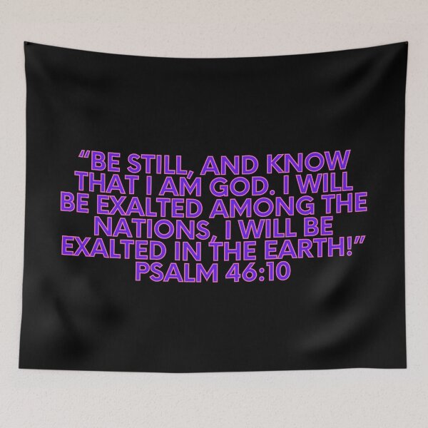 Item preview, Bible Verse Psalm 46:10 designed and sold by Prayingwarrior.