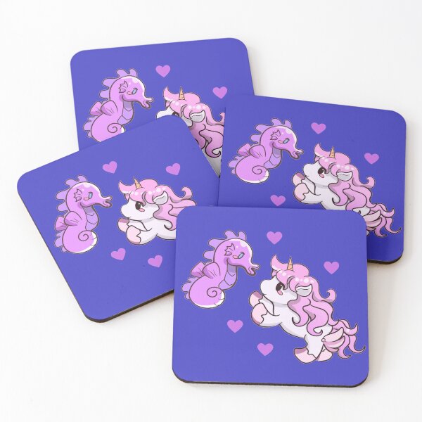 Item preview, Besties friends always unicorn and seahorse - Super Cute Unicorn designed and sold by Speckledfrog.