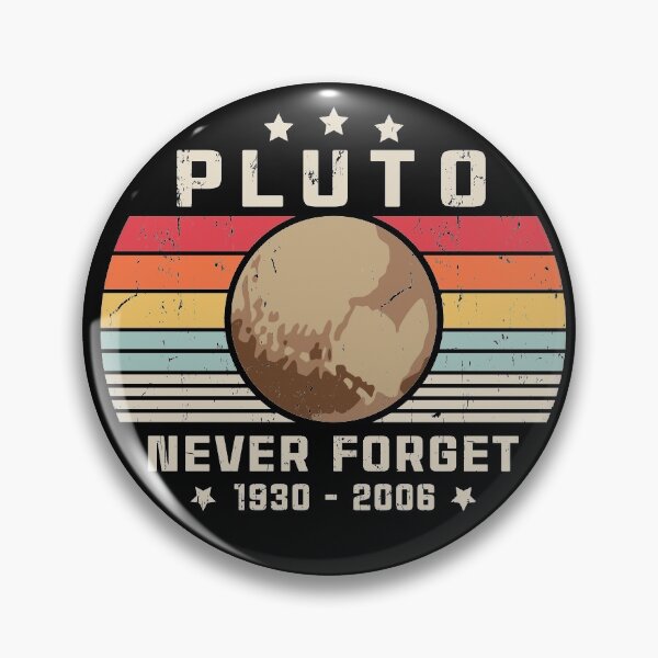 Item preview, Funny Pluto Never Forget 1930 - 2006 Vintage retro design designed and sold by MagicStrawberry.