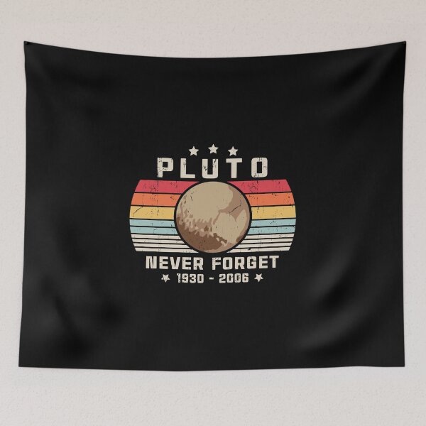 Item preview, Funny Pluto Never Forget 1930 - 2006 Vintage retro design designed and sold by MagicStrawberry.