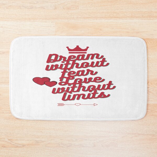 Item preview, Dream without fear love without limits designed and sold by inkframe.