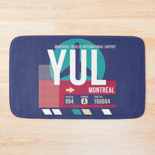 Item preview, Montreal, Quebec (YUL) Airport Code Baggage Tag designed and sold by SLAG-Creative.