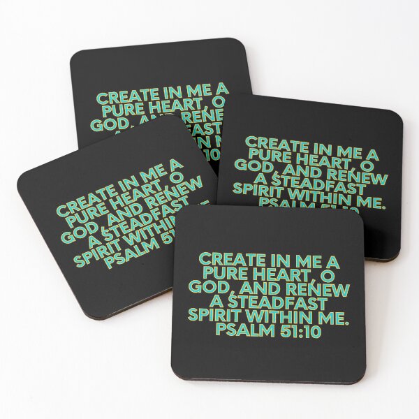 Item preview, Bible Verse Psalm 51:10 designed and sold by Prayingwarrior.