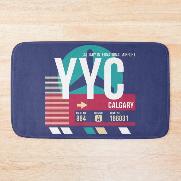 Item preview, Calgary, Alberta (YYC) Airport Code Baggage Tag designed and sold by SLAG-Creative.
