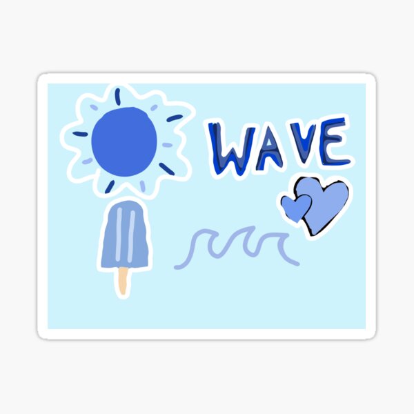 Ocean/Beach/Aesthetic sticker Sticker