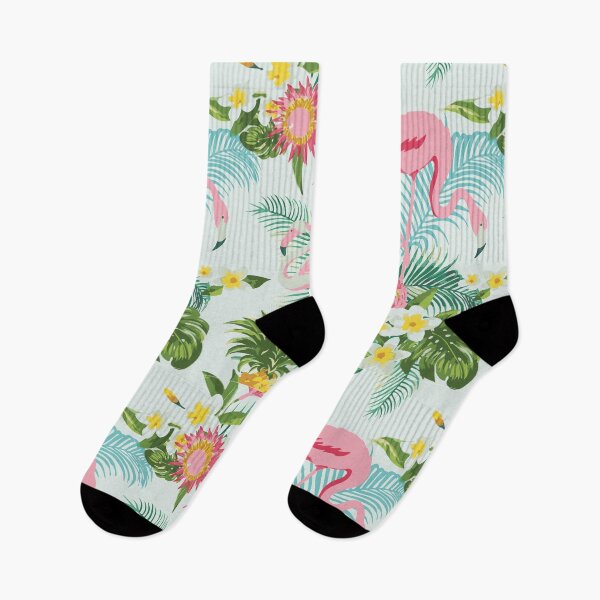 Item preview, Tropical Flamingo pattern  designed and sold by Graphix-Space.