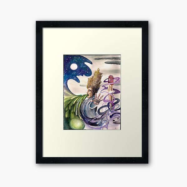 Full Moon Framed Art Print
