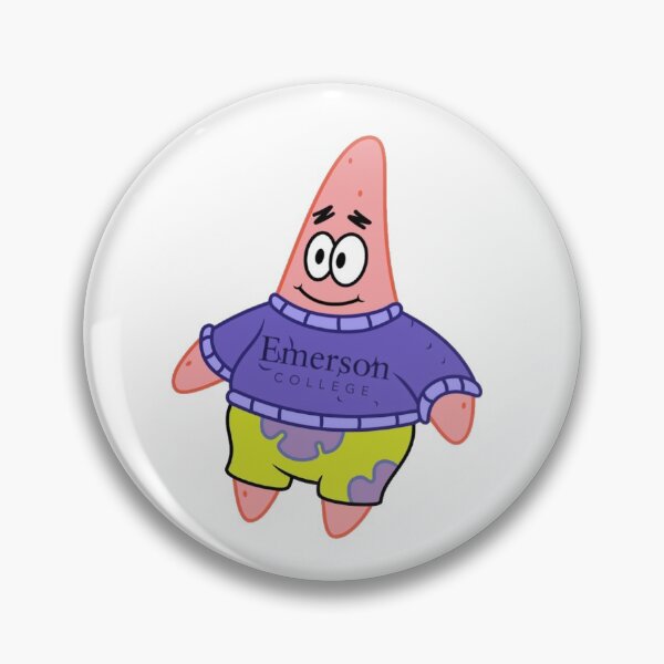 Item preview, patrick star wearing an emerson college sweater designed and sold by ginger peaches.