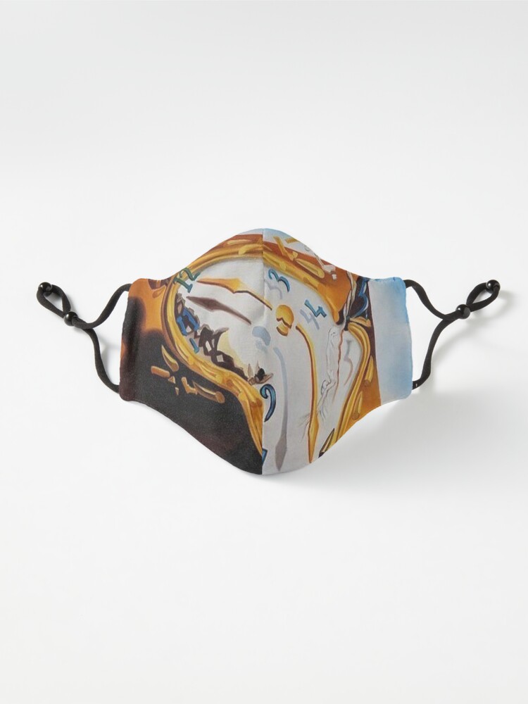 Alternate view of Fragment, Surrealistic Painting, Salvador Dali: The Persistence of Memory. #SurrealisticPainting #ThePersistenceofMemory #MeltingClocks #TheSoftWatches #TheMeltingWatches #SoftWatches #MeltingWatches Mask