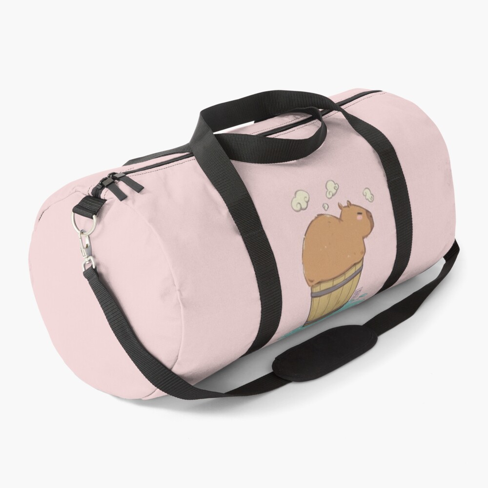 Cute Capybara Relaxing in Onsen Hot Spring Backpack for Sale by