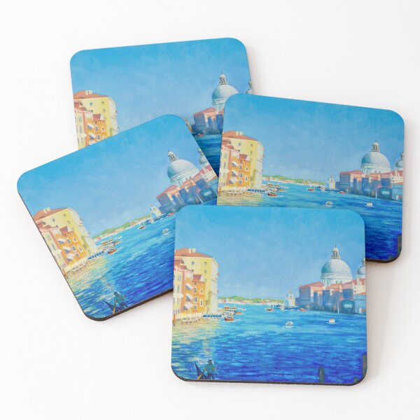 Item preview, Gondolier and Santa Maria della Salute Venice designed and sold by Dai Wynn Fine Art.
