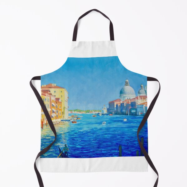 Item preview, Gondolier and Santa Maria della Salute Venice designed and sold by Dai Wynn Fine Art.