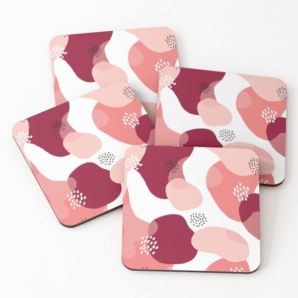 Item preview, Organic pattern - berry colours designed and sold by IvyAmber.