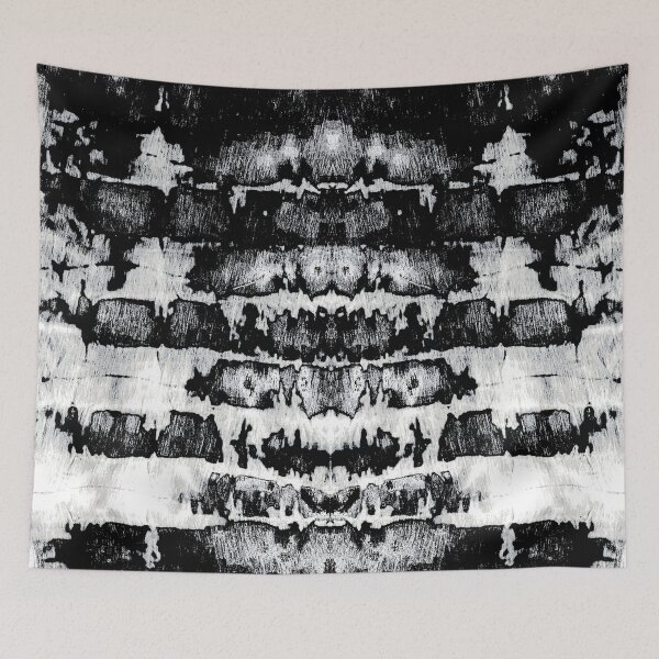 Item preview, Black and White Tie-Dye Symmetry designed and sold by Carolina Diaz.