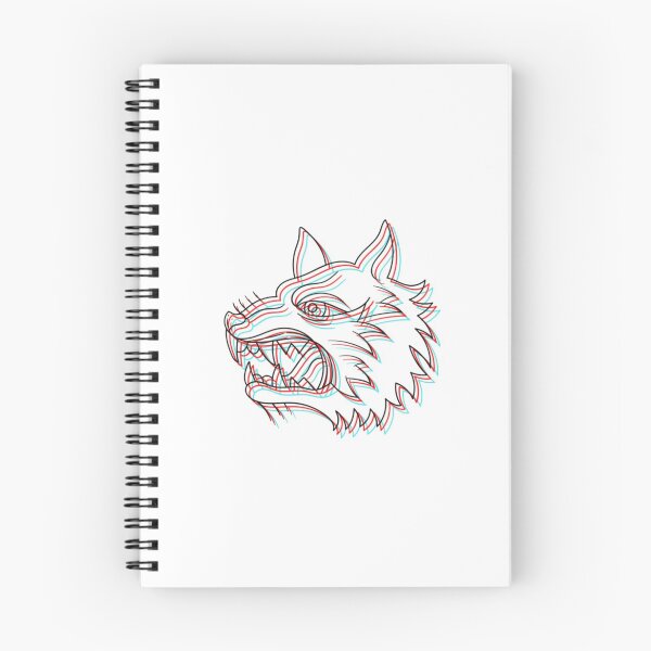 Item preview, Trippy 3D Wolf Head - Versión 1 designed and sold by PandaParcels.