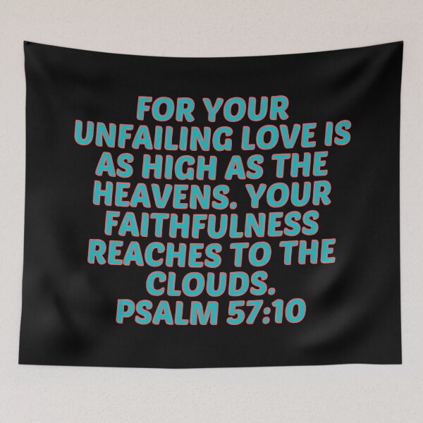 Item preview, Bible Verse Psalm 57:10 designed and sold by Prayingwarrior.