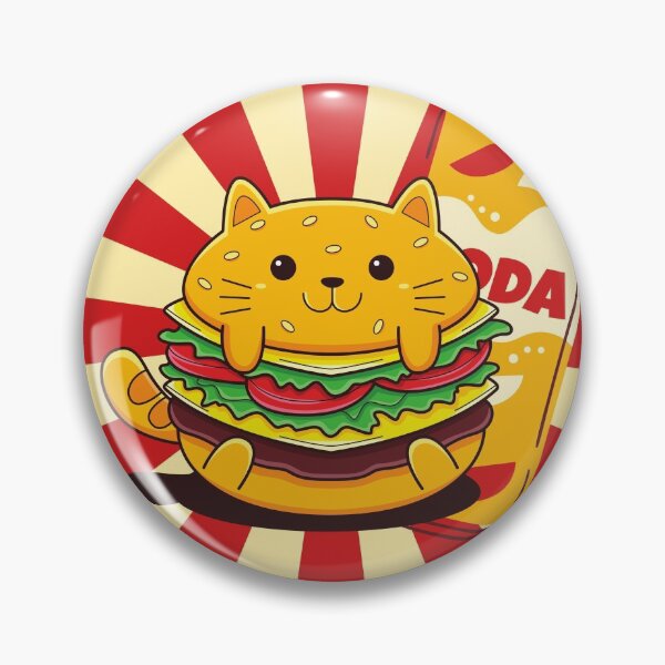 Item preview, Cute Burger Cat  designed and sold by Bella85s.