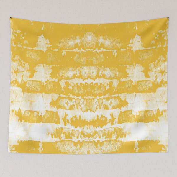 Aperçu de l'œuvre Yellow Tie-Dye Symmetry créée et vendue par Carolina Diaz.