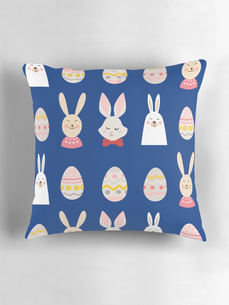 Thumbnail 3 of 4, Pillow, Easter theme - Easter bunny egg designed and sold by Fatamimosh.