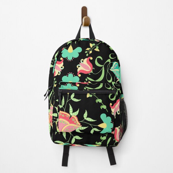 Item preview, Folksy Floral - Black designed and sold by marieofroumania.