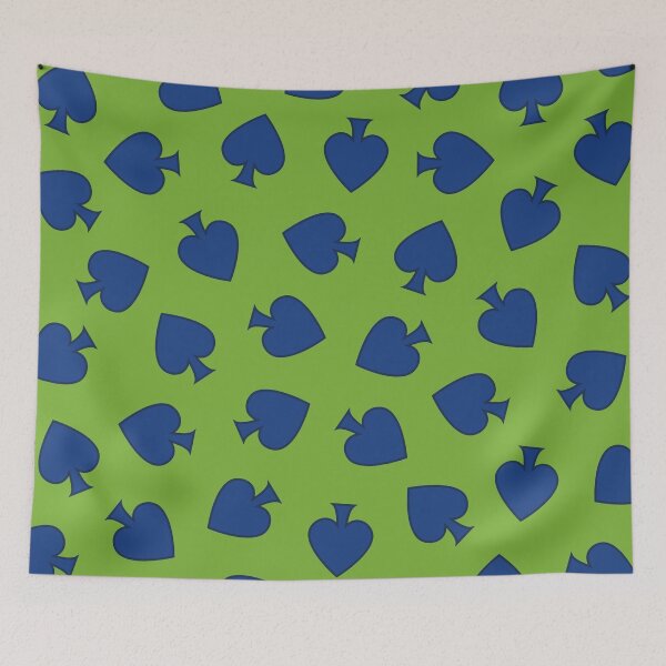 Item preview, Blue Spades on Green designed and sold by platonicXXI.