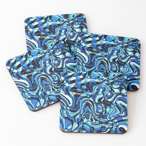 Item preview, Wavy Abstract 270321 - 02 Blue designed and sold by Artberry.