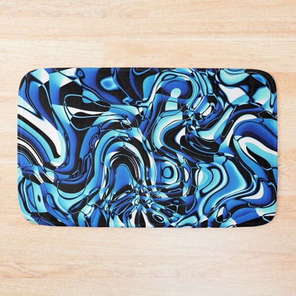 Item preview, Wavy Abstract 270321 - 02 Blue designed and sold by Artberry.