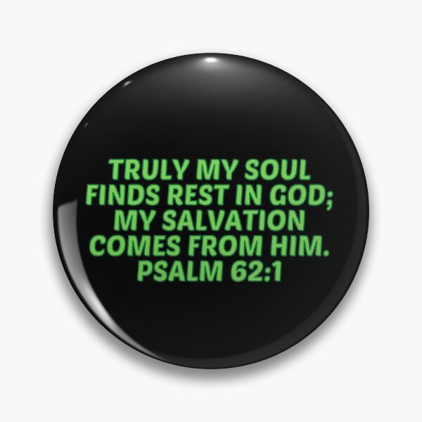Item preview, Bible Verse Psalm 62:1 designed and sold by Prayingwarrior.