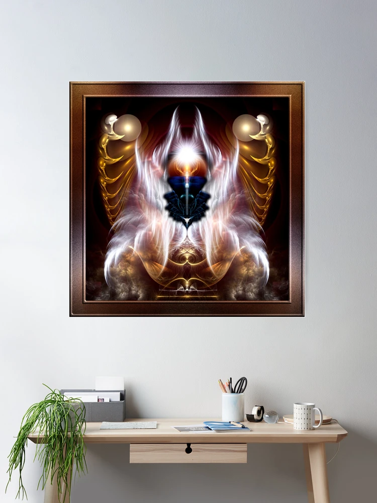 The Heart Of Arkus Fantasy Fractal Art Composition Room Decor Poster Art Print