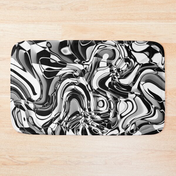 Item preview, Wavy Abstract 270321 - 02 Black and White designed and sold by Artberry.