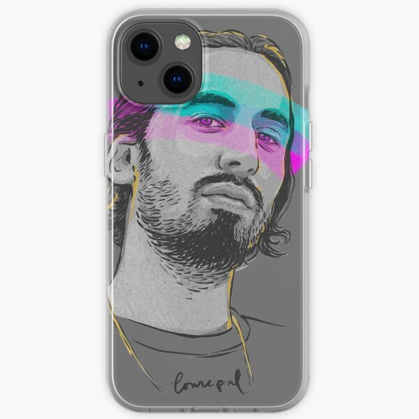 Portrait emblématique de Lomepal Coque souple iPhone