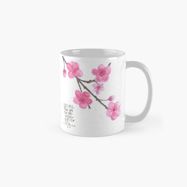 Item preview, Scripture Inspired Watercolor, Cherry Blossom Branch, 1 Corinthians 16:14 designed and sold by Hollis Shaner.