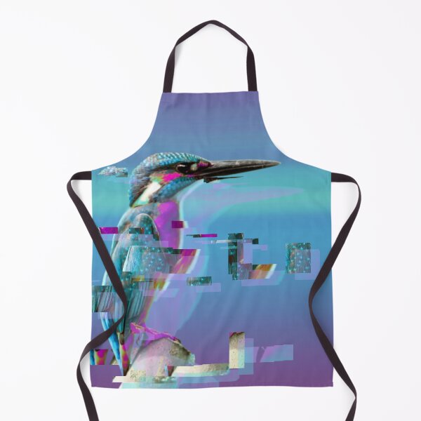 Item preview, Glitched kingfisher bird designed and sold by Blacklinesw9.