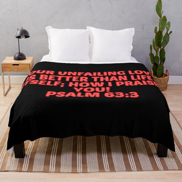 Item preview, Bible Verse Psalm 63:3 designed and sold by Prayingwarrior.