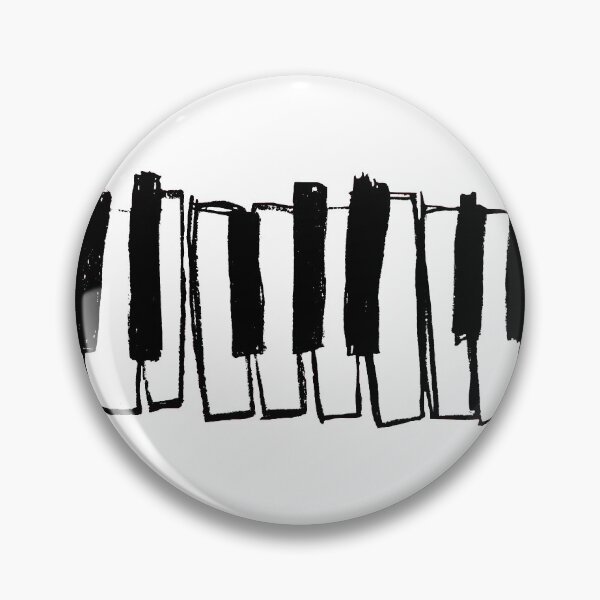 Item preview, Minimalistic Piano Keys designed and sold by badlydrawnbabe.