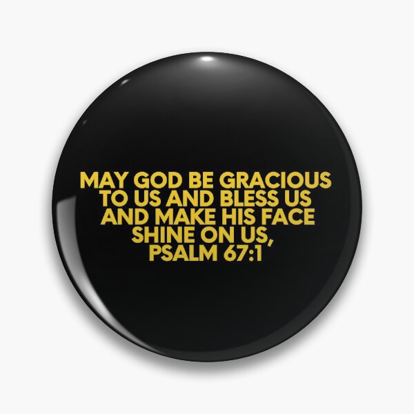 Artikelvorschau, Bibelvers Psalm 67: 1 entworfen und verkauft von Prayingwarrior.