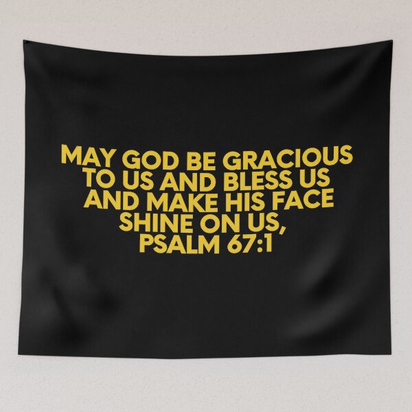Artikelvorschau, Bibelvers Psalm 67: 1 entworfen und verkauft von Prayingwarrior.
